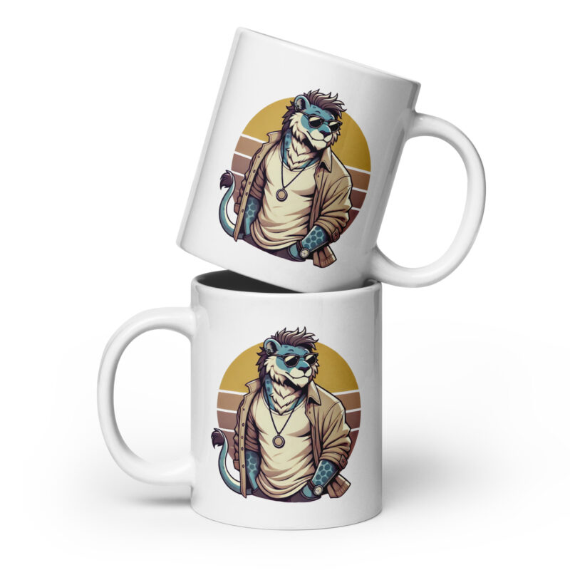 Retro-Leo im Streetstyle Tasse – Home & Living – klamottn.de