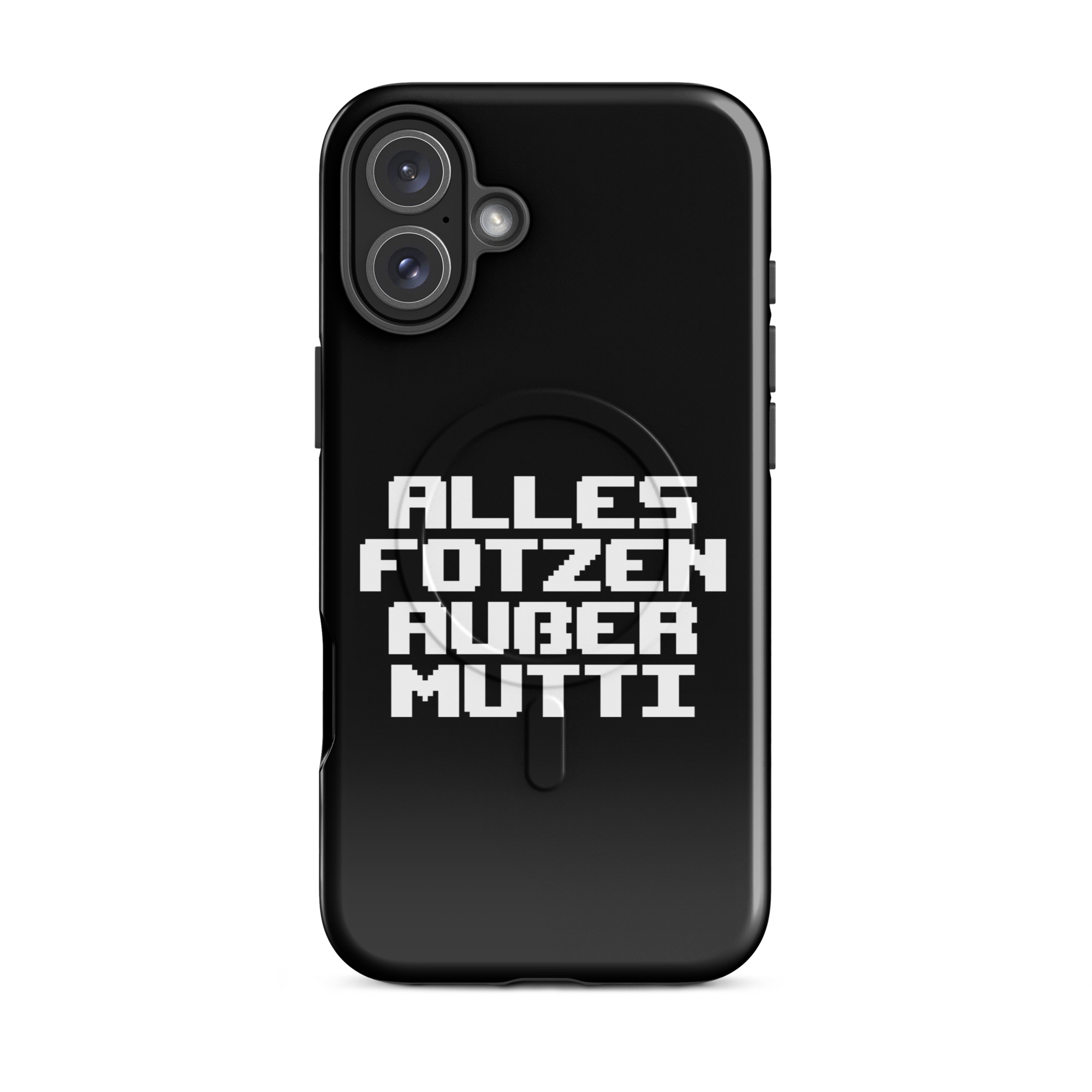 Alles Fotzen außer Mutti Hardcase iPhone®-Hülle mit MagSafe® – Accessoires – klamottn.de Alles Fotzen außer Mutti Hardcase iPhone®-Hülle mit MagSafe® – Accessoires – klamottn.de