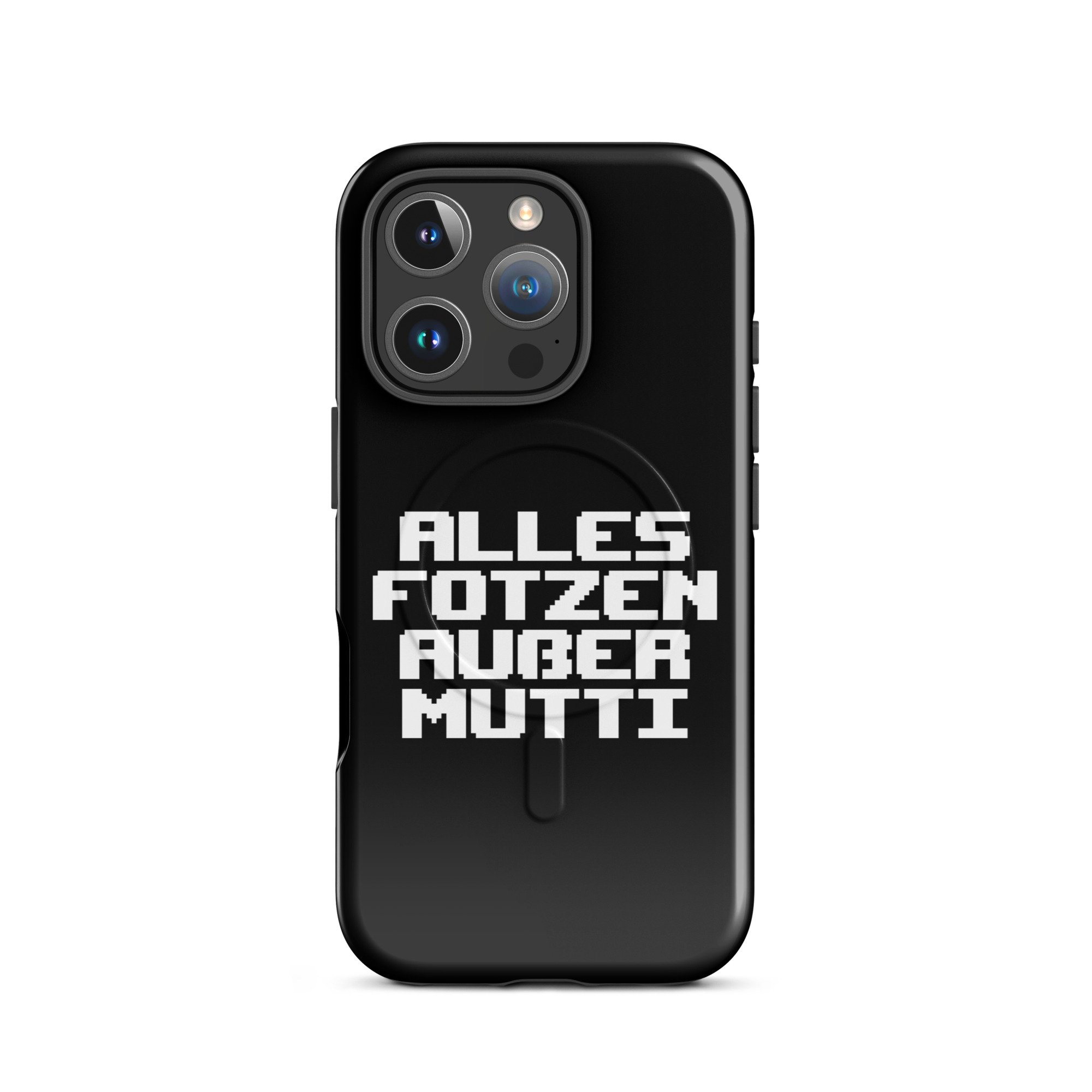 Alles Fotzen außer Mutti Hardcase iPhone®-Hülle mit MagSafe® – Accessoires – klamottn.de Alles Fotzen außer Mutti Hardcase iPhone®-Hülle mit MagSafe® – Accessoires – klamottn.de