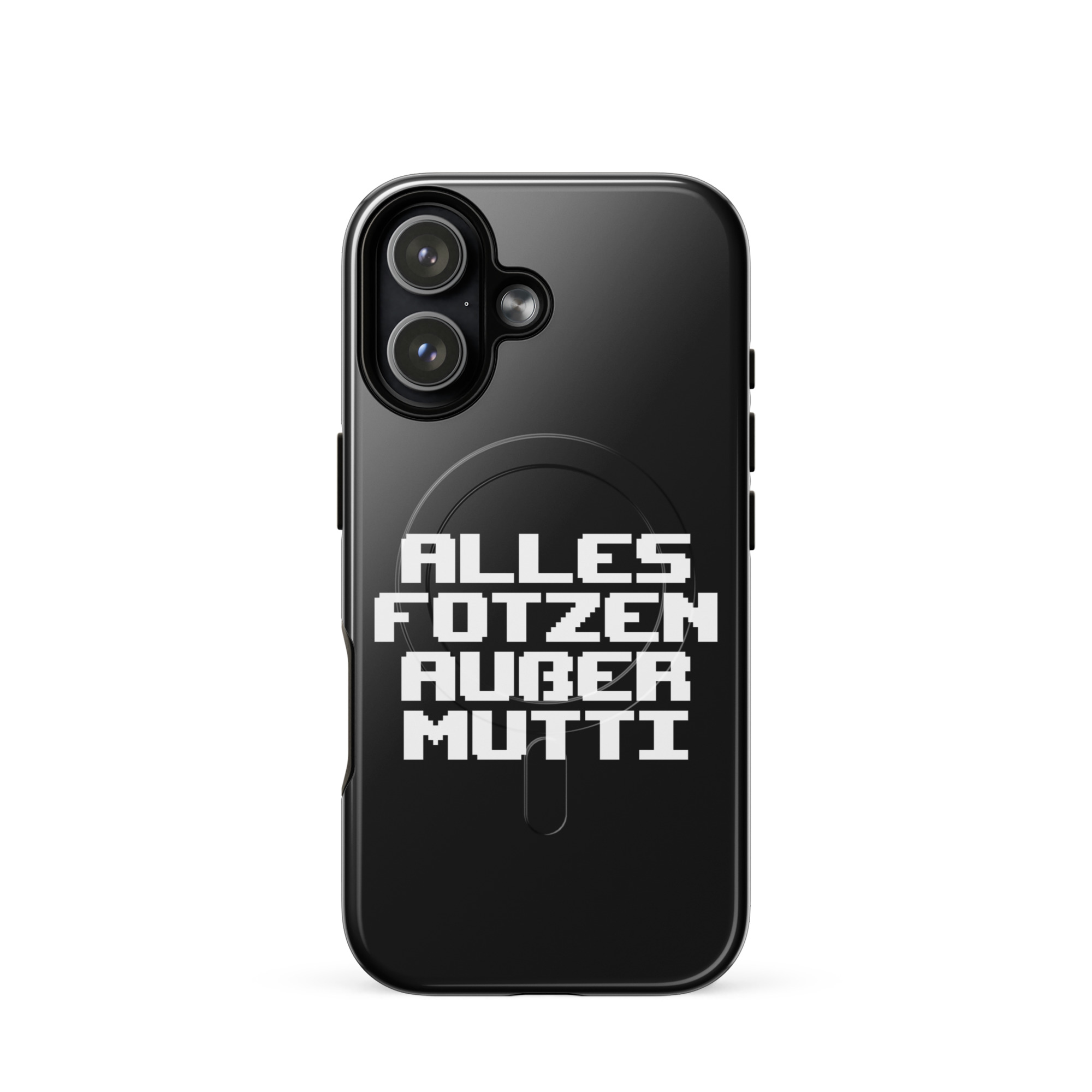 Alles Fotzen außer Mutti Hardcase iPhone®-Hülle mit MagSafe® – Accessoires – klamottn.de Alles Fotzen außer Mutti Hardcase iPhone®-Hülle mit MagSafe® – Accessoires – klamottn.de