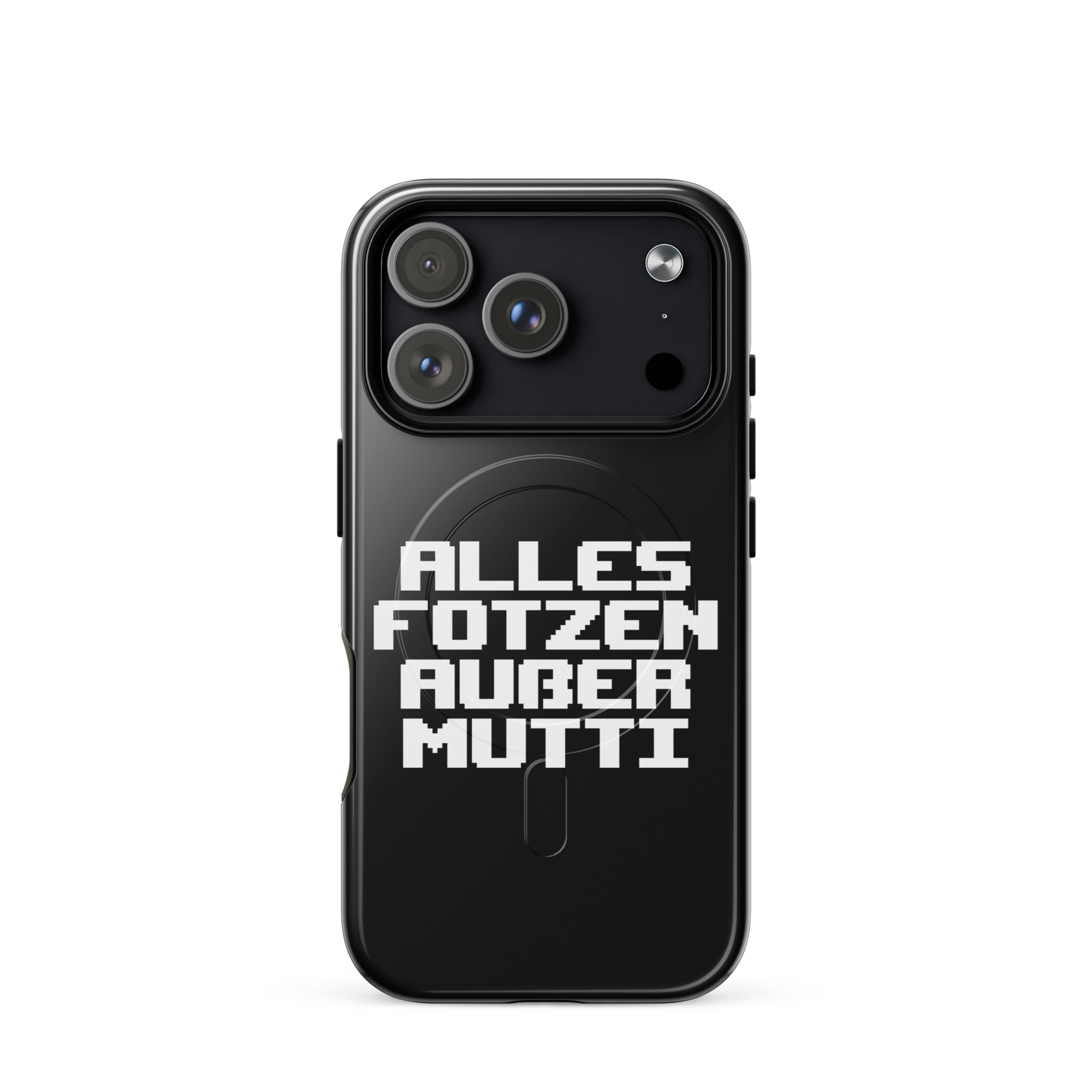 Alles Fotzen außer Mutti Hardcase iPhone®-Hülle mit MagSafe® – Accessoires – klamottn.de Alles Fotzen außer Mutti Hardcase iPhone®-Hülle mit MagSafe® – Accessoires – klamottn.de