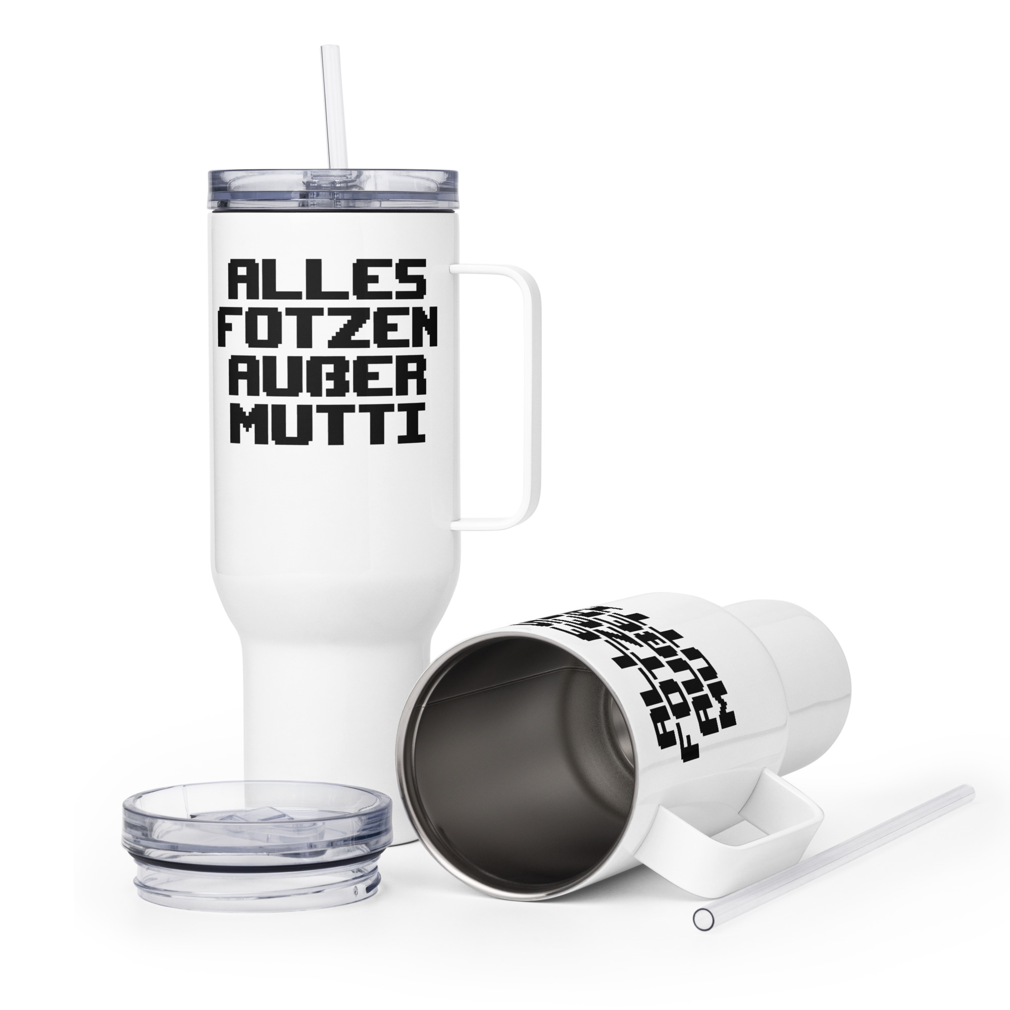 Alles Fotzen außer Mutti Thermobecher – Accessoires – klamottn.de Alles Fotzen außer Mutti Thermobecher – Accessoires – klamottn.de