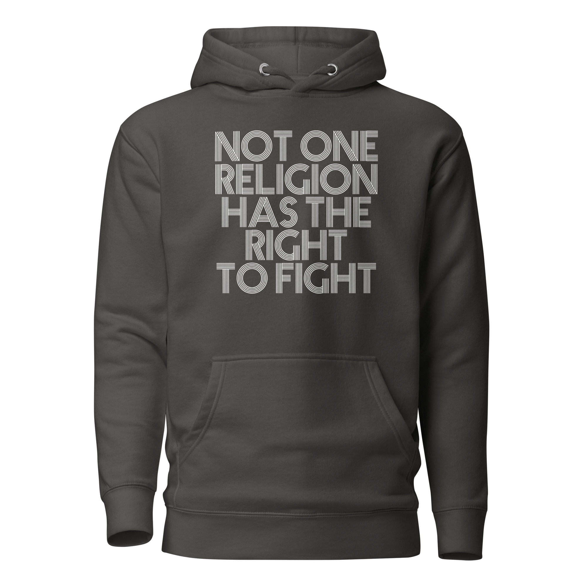 Not one Religion has the Right to Fight Unisex-Kapuzenpullover – Hoodies – klamottn.de Not one Religion has the Right to Fight Unisex-Kapuzenpullover – Hoodies – klamottn.de