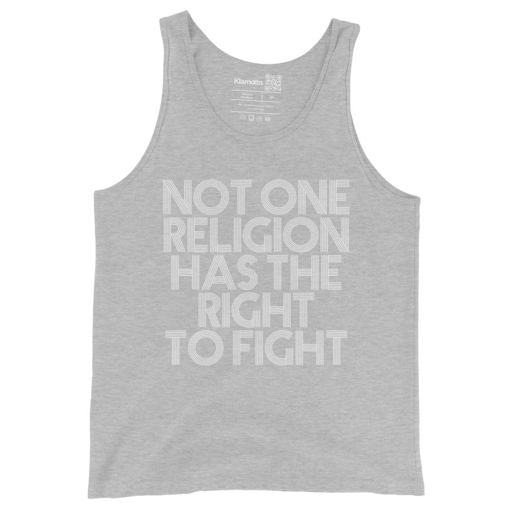 Not one Religion has the Right to Fight Unisex-Tank-Top – Tank Tops – klamottn.de Not one Religion has the Right to Fight Unisex-Tank-Top – Tank Tops – klamottn.de