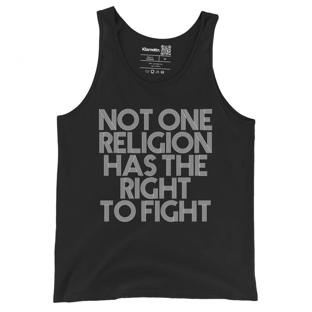 Not one Religion has the Right to Fight Unisex-Tank-Top – Tank Tops – klamottn.de Not one Religion has the Right to Fight Unisex-Tank-Top – Tank Tops – klamottn.de