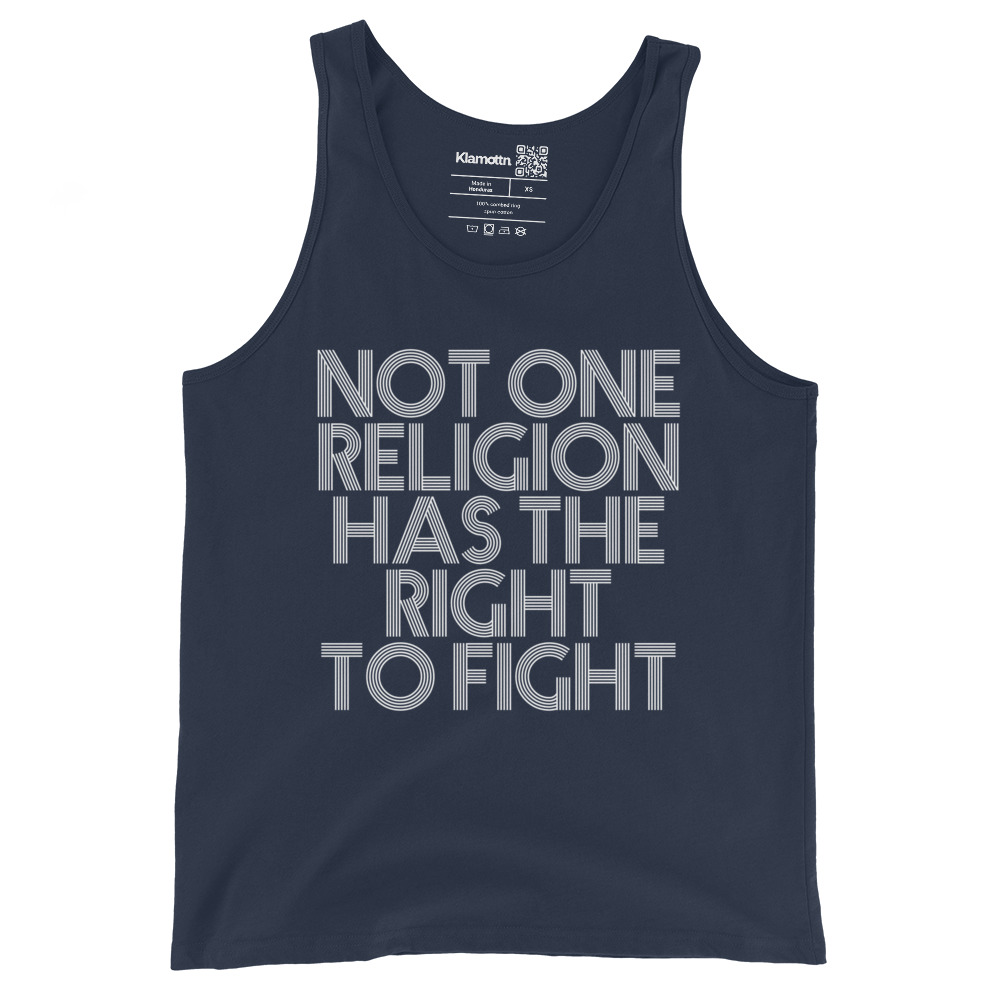 Not one Religion has the Right to Fight Unisex-Tank-Top – Tank Tops – klamottn.de Not one Religion has the Right to Fight Unisex-Tank-Top – Tank Tops – klamottn.de