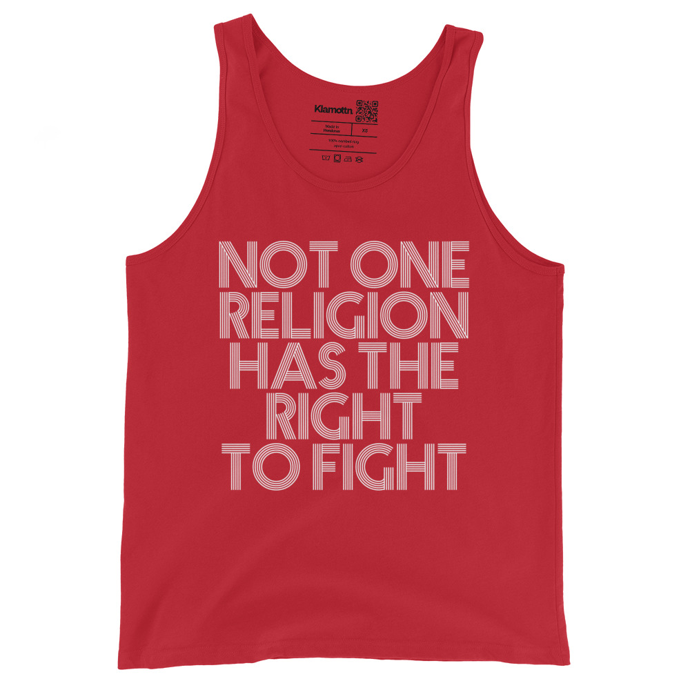 Not one Religion has the Right to Fight Unisex-Tank-Top – Tank Tops – klamottn.de Not one Religion has the Right to Fight Unisex-Tank-Top – Tank Tops – klamottn.de