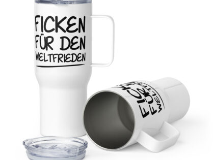 Ficken für den Weltfrieden Thermobecher – Accessoires – klamottn.de Ficken für den Weltfrieden Thermobecher – Accessoires – klamottn.de