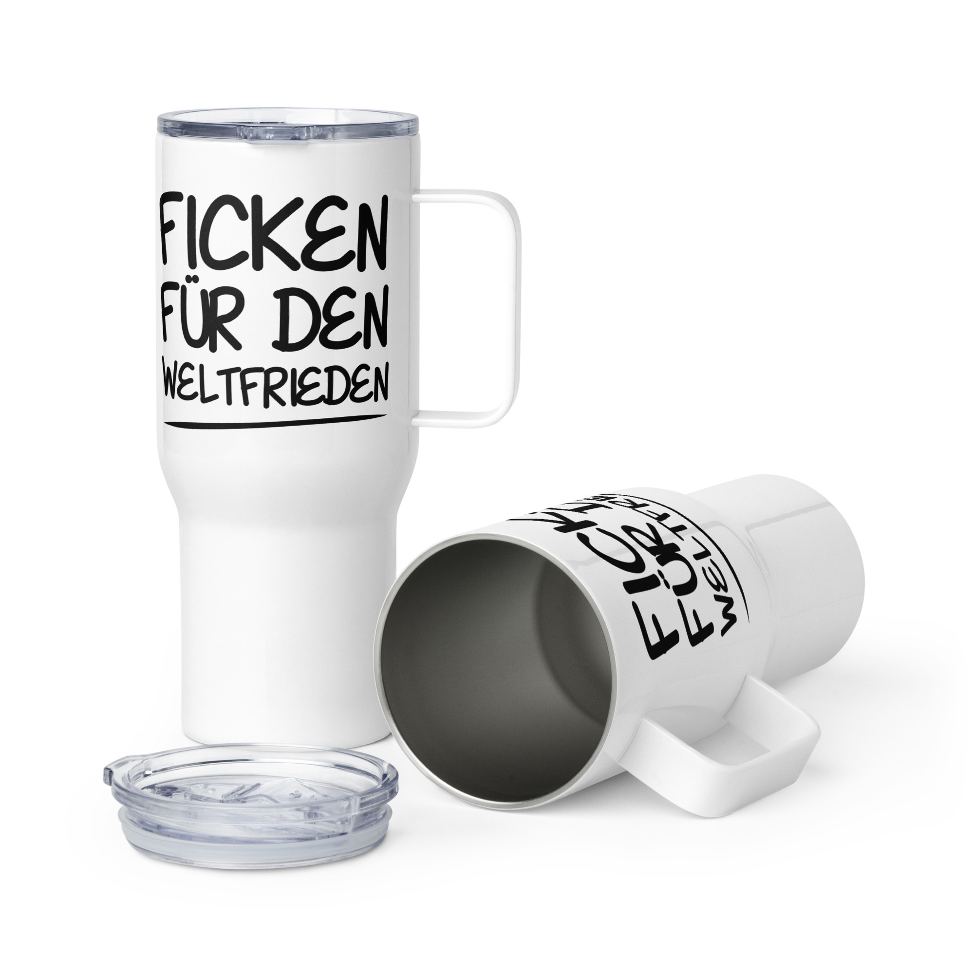 Ficken für den Weltfrieden Thermobecher – Accessoires – klamottn.de Ficken für den Weltfrieden Thermobecher – Accessoires – klamottn.de