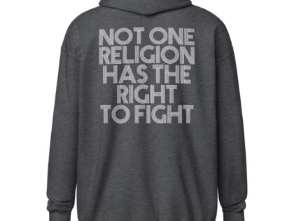 Not one Religion has the Right to Fight Unisex Heavy-Blend Zip Hoodie – Zip Hoodies – klamottn.de
