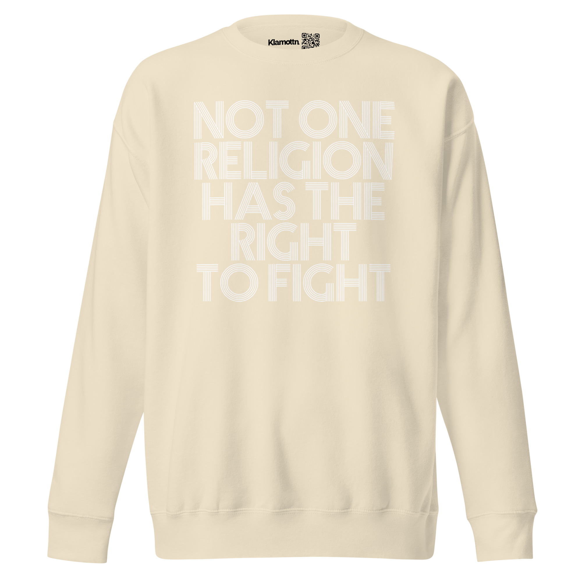 Not one Religion has the Right to Fight Unisex-Premium-Pullover – Sweatshirts – klamottn.de Not one Religion has the Right to Fight Unisex-Premium-Pullover – Sweatshirts – klamottn.de