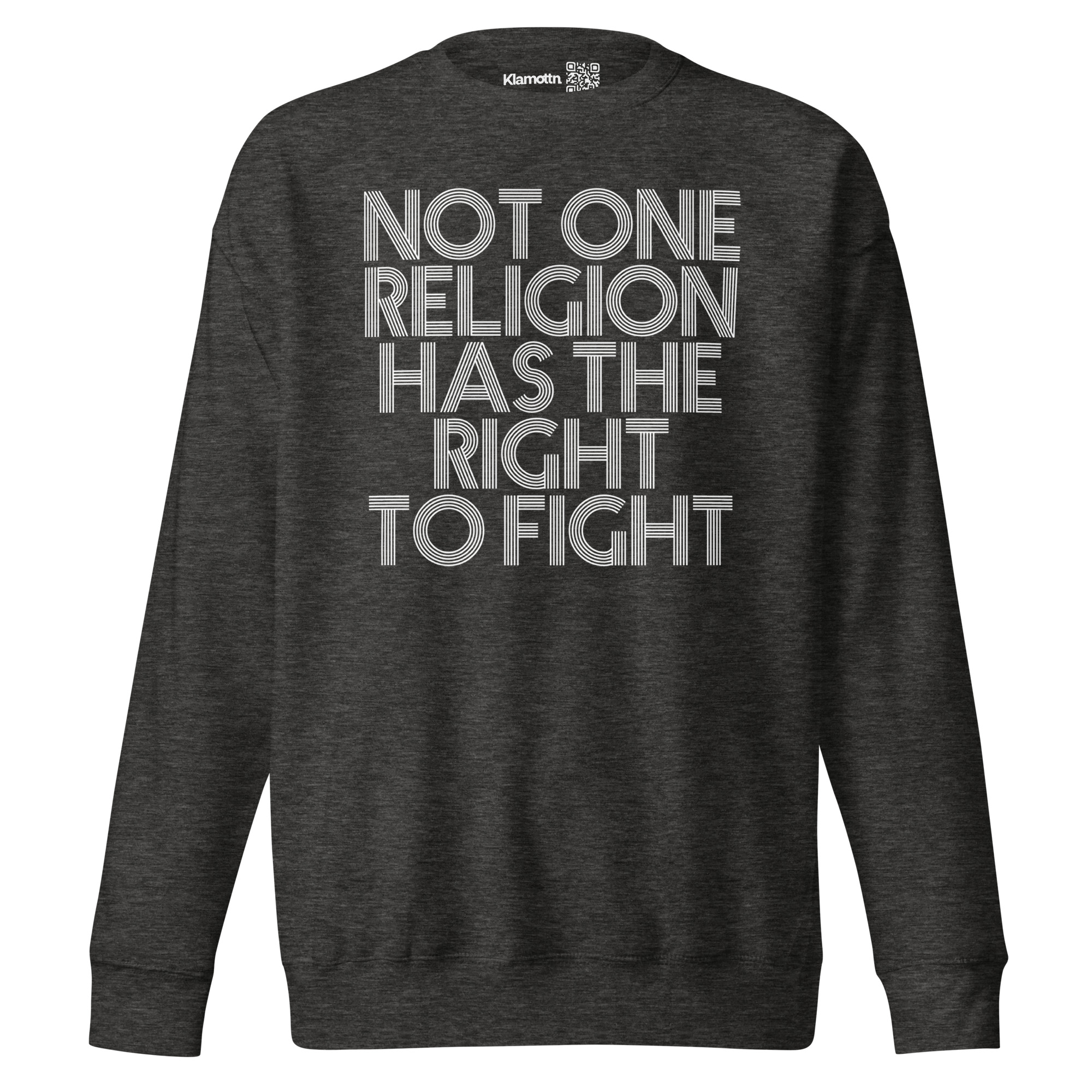 Not one Religion has the Right to Fight Unisex-Premium-Pullover – Sweatshirts – klamottn.de Not one Religion has the Right to Fight Unisex-Premium-Pullover – Sweatshirts – klamottn.de