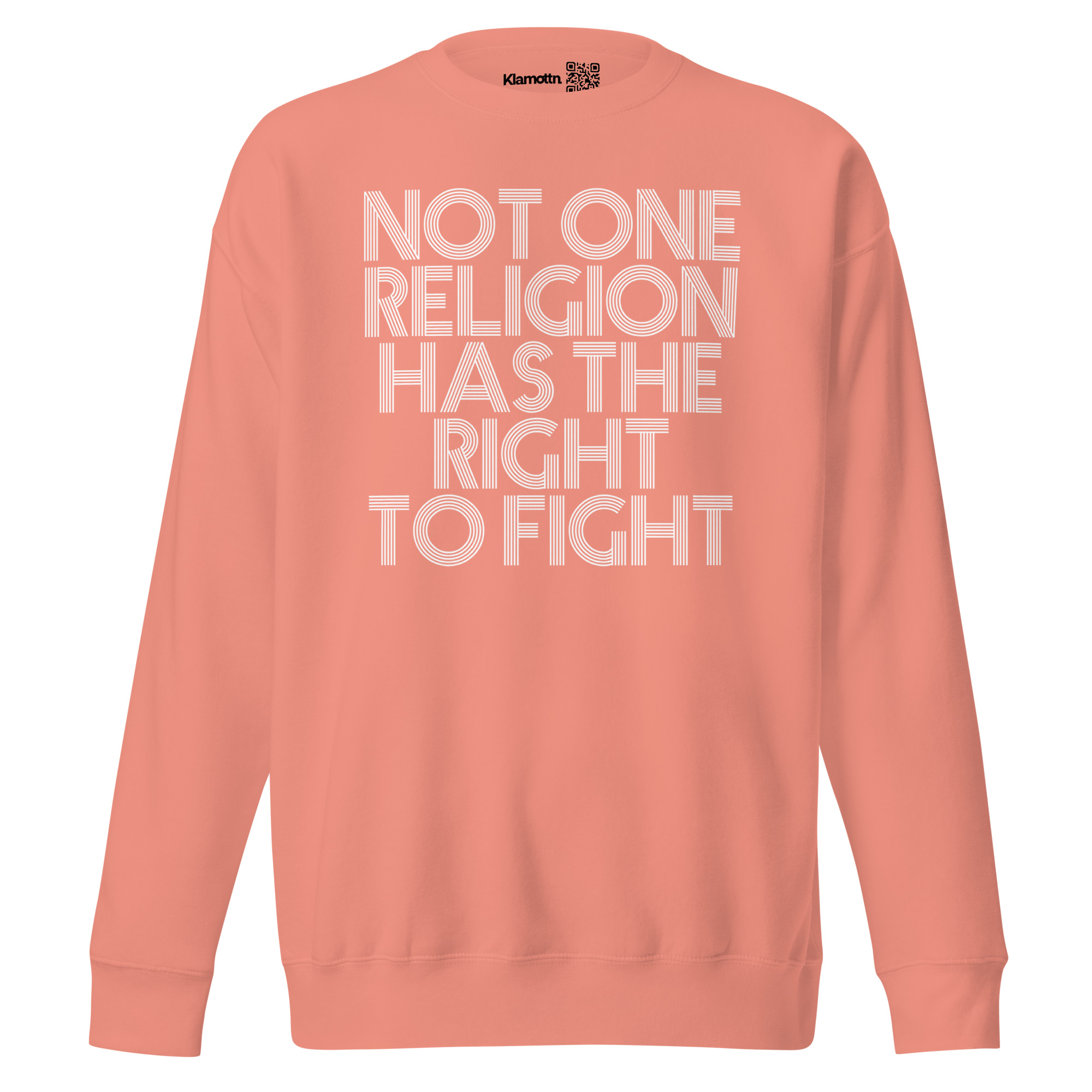 Not one Religion has the Right to Fight Unisex-Premium-Pullover – Sweatshirts – klamottn.de Not one Religion has the Right to Fight Unisex-Premium-Pullover – Sweatshirts – klamottn.de