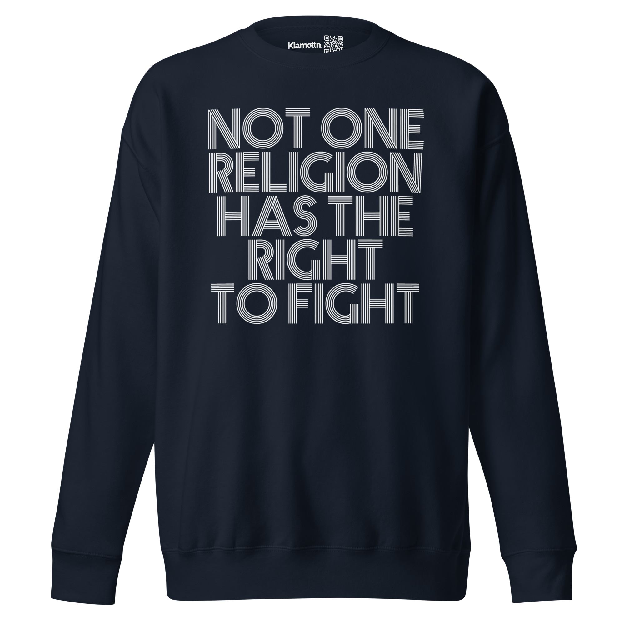 Not one Religion has the Right to Fight Unisex-Premium-Pullover – Sweatshirts – klamottn.de Not one Religion has the Right to Fight Unisex-Premium-Pullover – Sweatshirts – klamottn.de