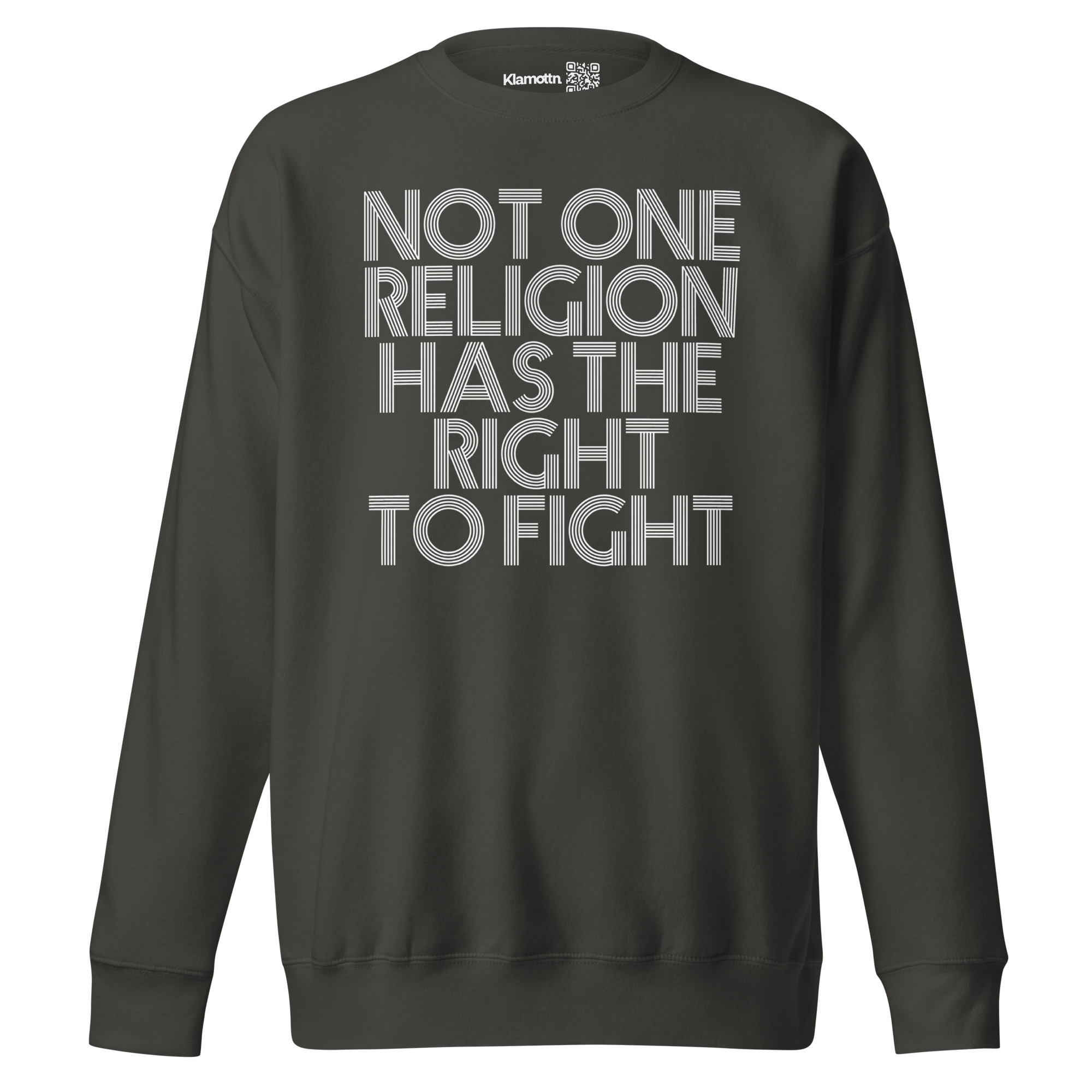 Not one Religion has the Right to Fight Unisex-Premium-Pullover – Sweatshirts – klamottn.de Not one Religion has the Right to Fight Unisex-Premium-Pullover – Sweatshirts – klamottn.de