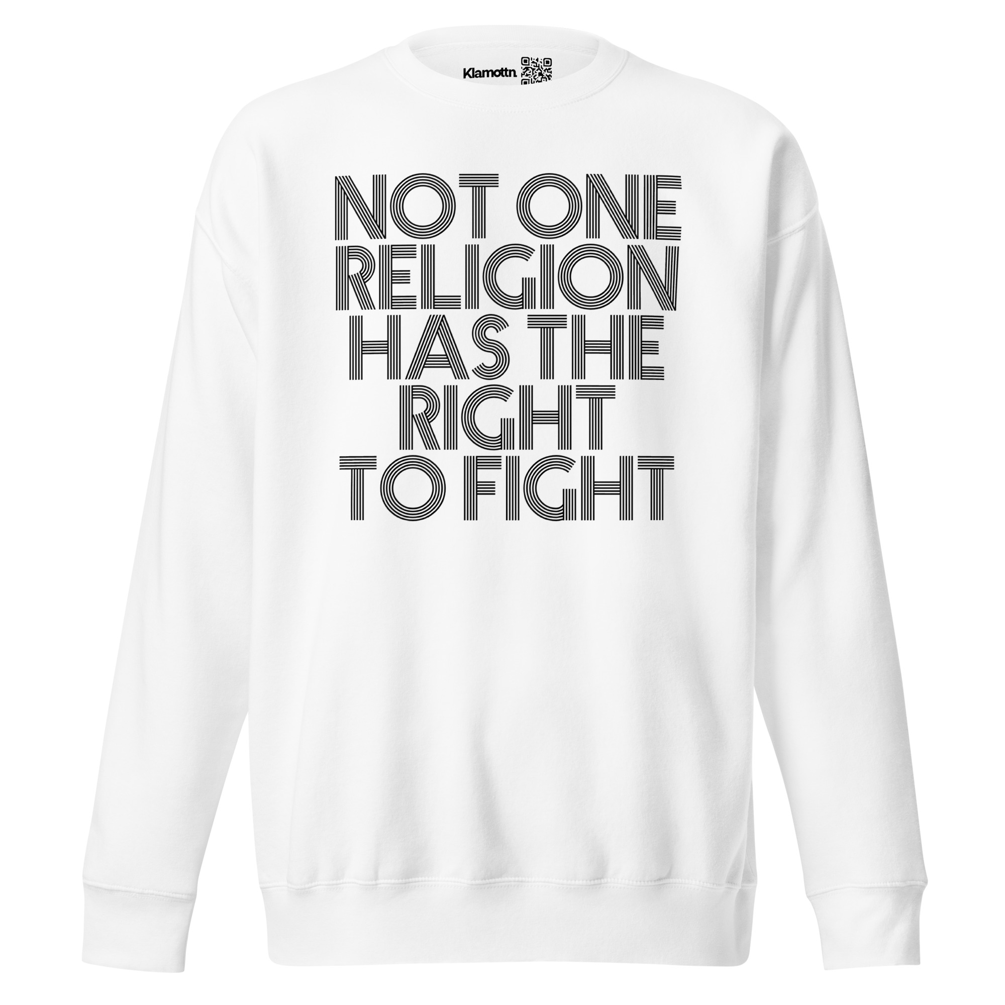 Not one Religion has the Right to Fight Unisex-Premium-Pullover – Sweatshirts – klamottn.de Not one Religion has the Right to Fight Unisex-Premium-Pullover – Sweatshirts – klamottn.de