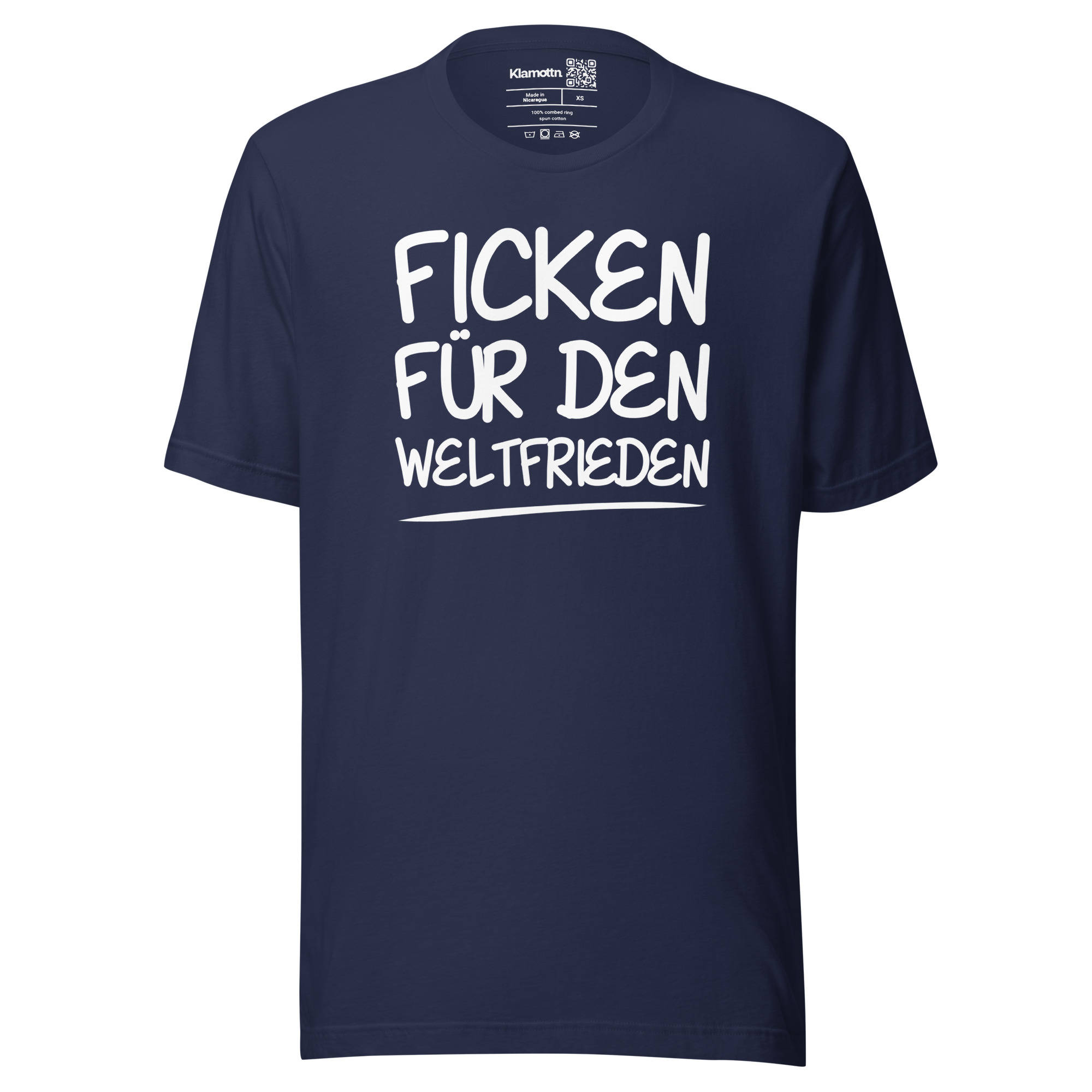 Ficken für den Weltfrieden Unisex-T-Shirt – T-Shirts – klamottn.de Ficken für den Weltfrieden Unisex-T-Shirt – T-Shirts – klamottn.de