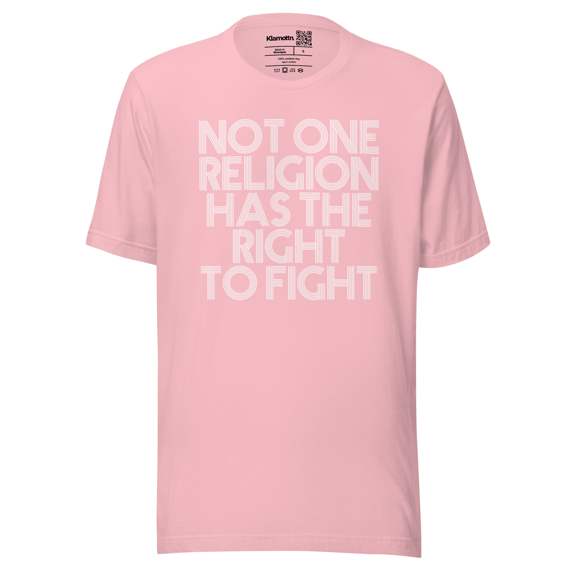 Not one Religion has the Right to Fight Unisex-T-Shirt – T-Shirts – klamottn.de Not one Religion has the Right to Fight Unisex-T-Shirt – T-Shirts – klamottn.de