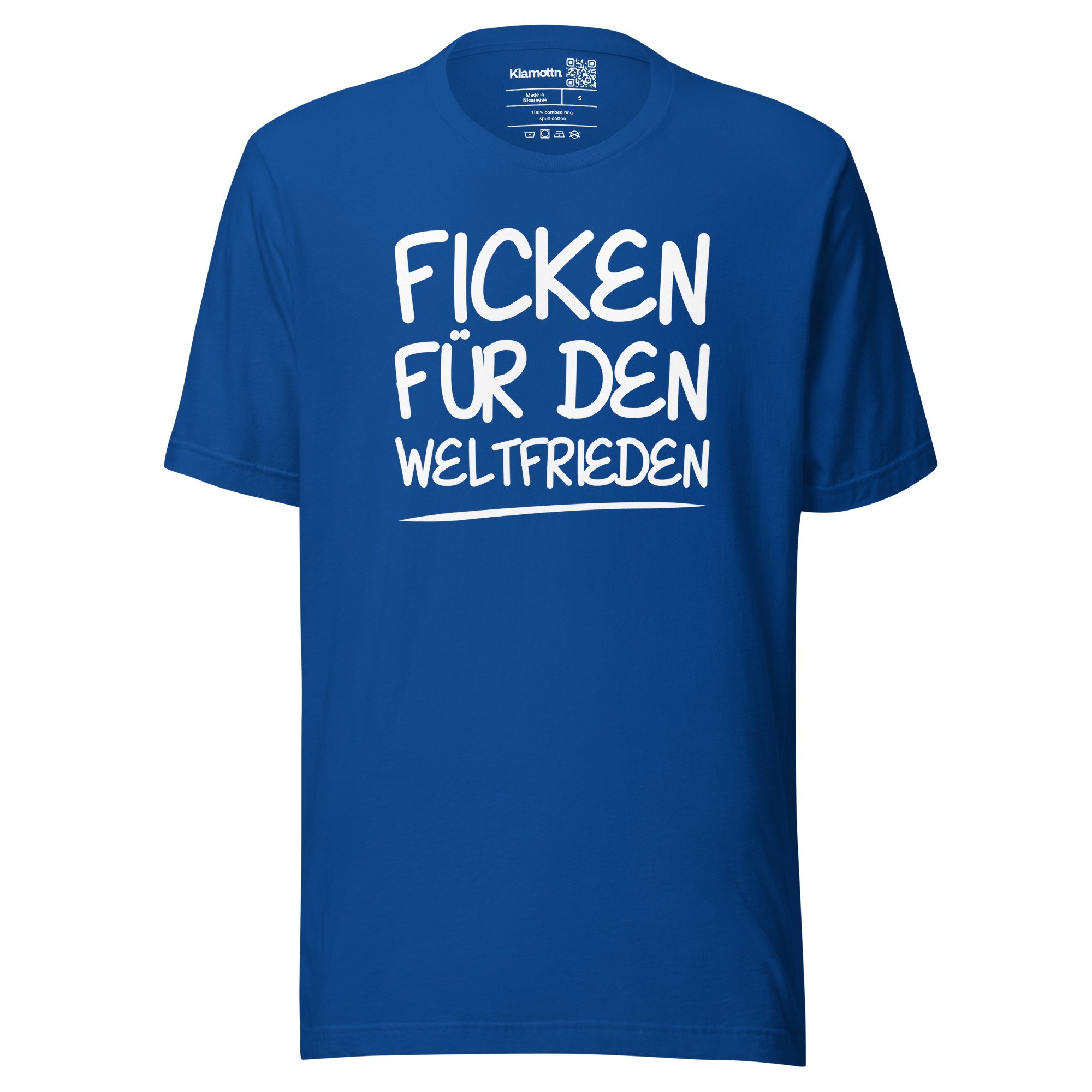 Ficken für den Weltfrieden Unisex-T-Shirt – T-Shirts – klamottn.de Ficken für den Weltfrieden Unisex-T-Shirt – T-Shirts – klamottn.de