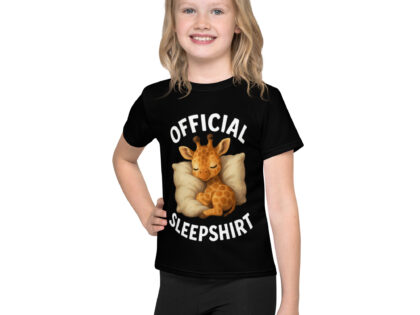 Official Sleepshirt Giraffe Unisex-T-Shirt mit Rundhalsausschnitt für Kinder – T-Shirts – klamottn.de