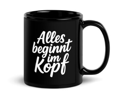 Alles beginnt im Kopf Tasse – Home & Living – klamottn.de