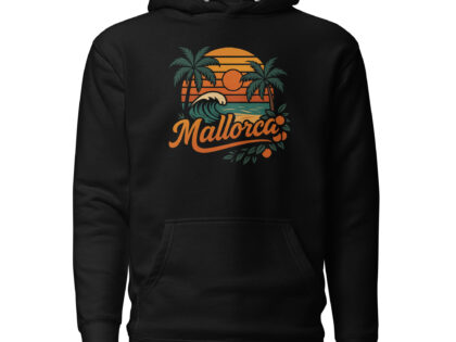 Mallorca Retro Sunset Unisex-Kapuzenpullover – Hoodies – klamottn.de