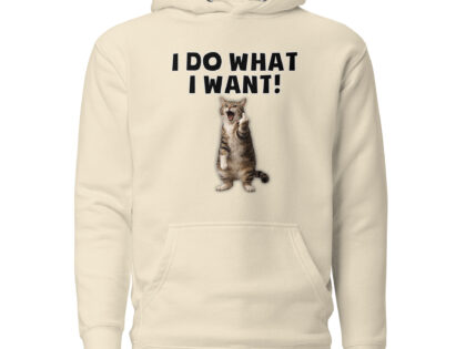 I do what I want Katze Unisex-Kapuzenpullover – Hoodies – klamottn.de