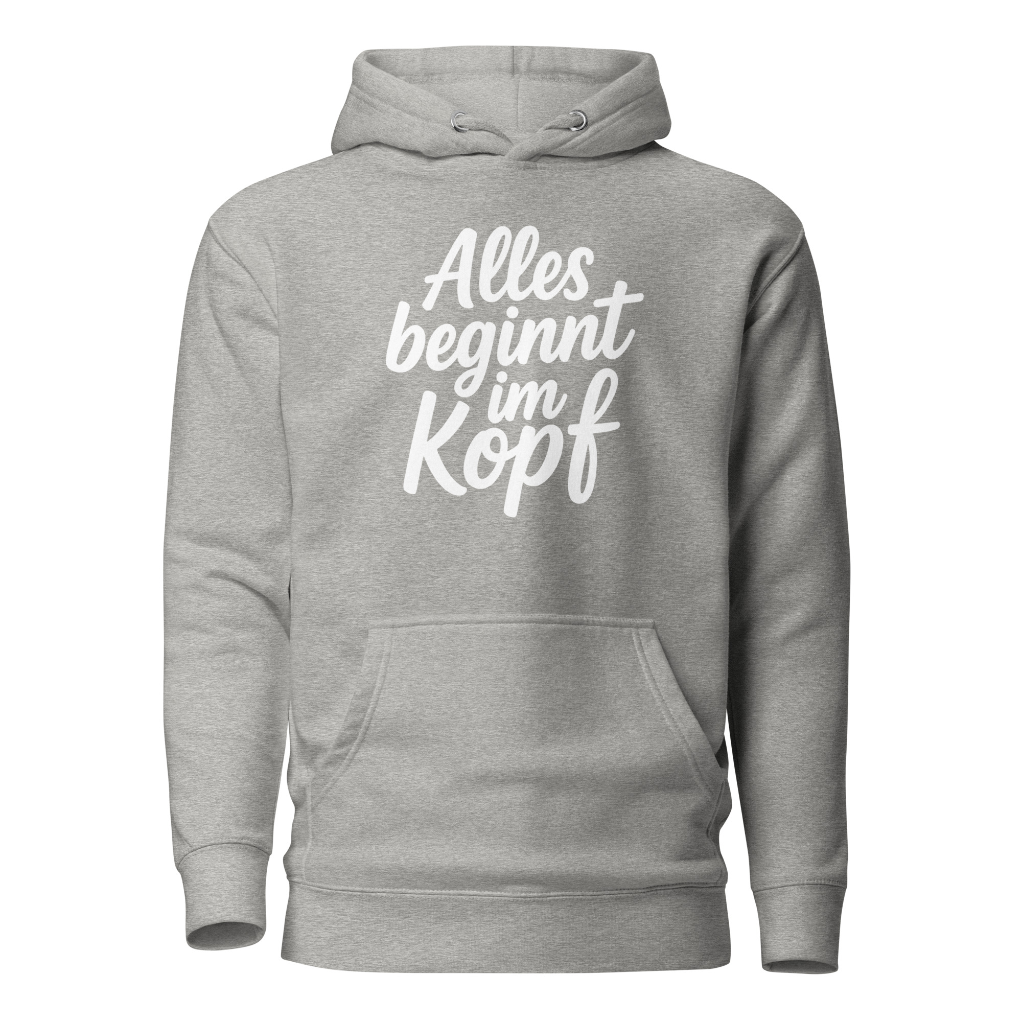Alles beginnt im Kopf Unisex-Kapuzenpullover – Hoodies – klamottn.de Alles beginnt im Kopf Unisex-Kapuzenpullover – Hoodies – klamottn.de