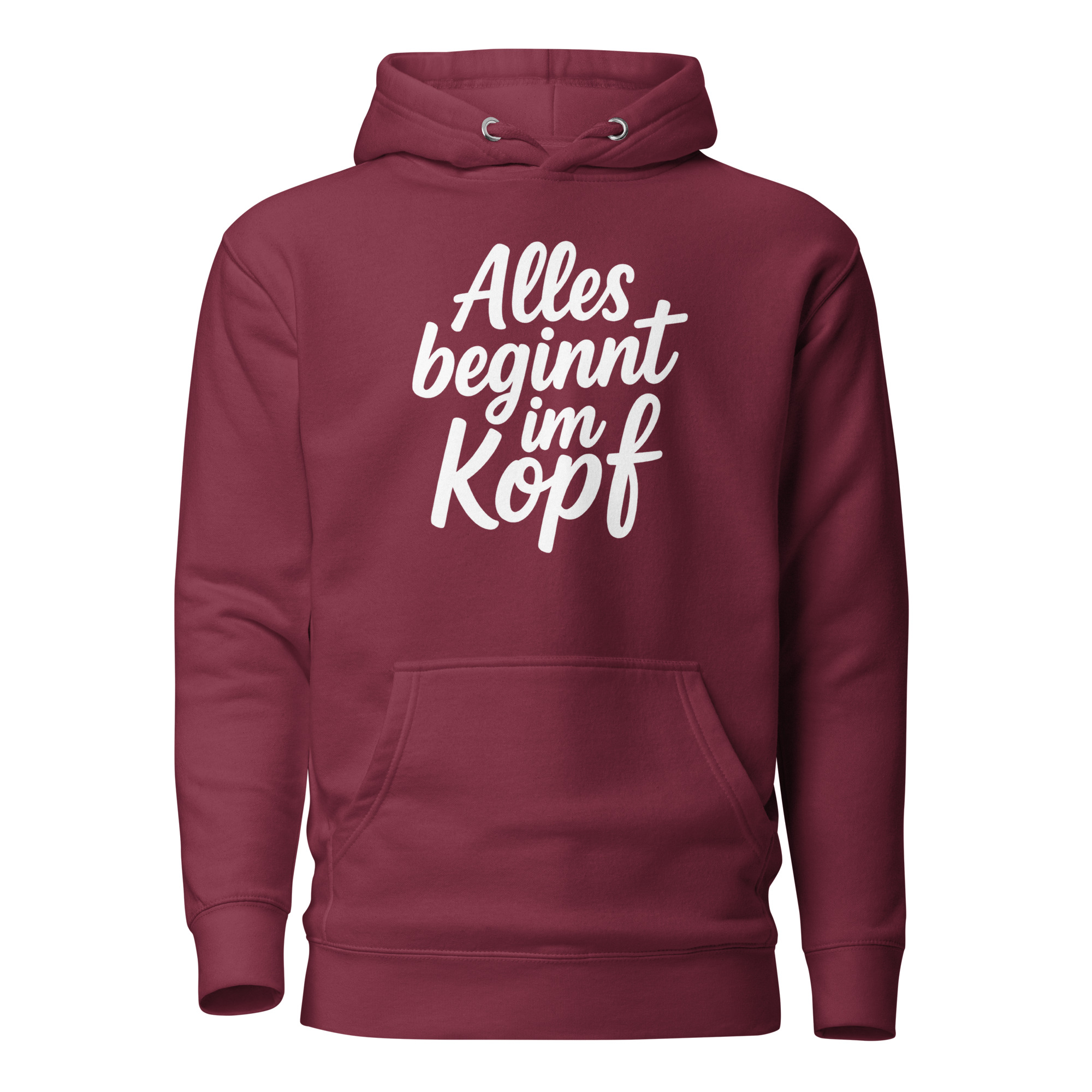 Alles beginnt im Kopf Unisex-Kapuzenpullover – Hoodies – klamottn.de Alles beginnt im Kopf Unisex-Kapuzenpullover – Hoodies – klamottn.de