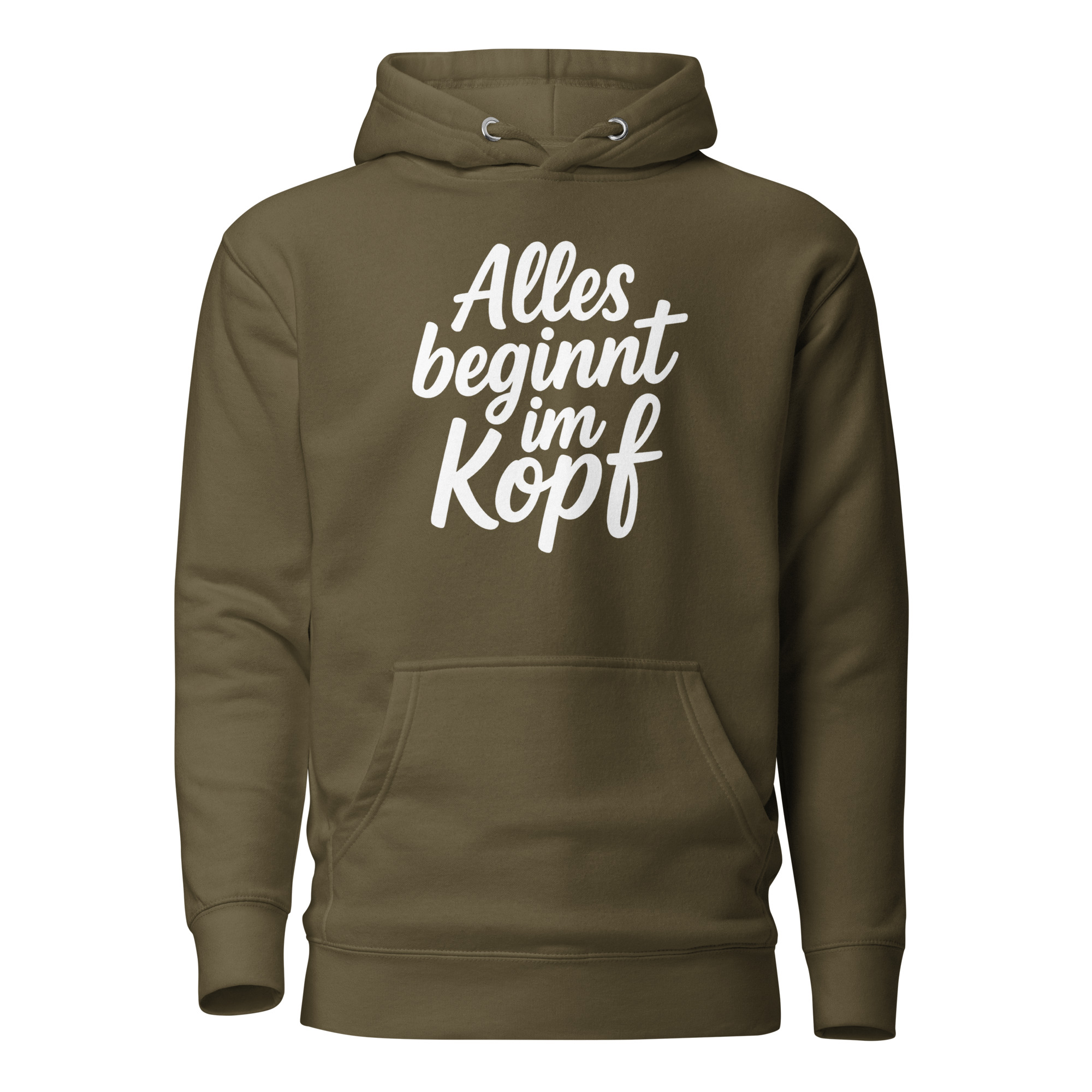 Alles beginnt im Kopf Unisex-Kapuzenpullover – Hoodies – klamottn.de Alles beginnt im Kopf Unisex-Kapuzenpullover – Hoodies – klamottn.de