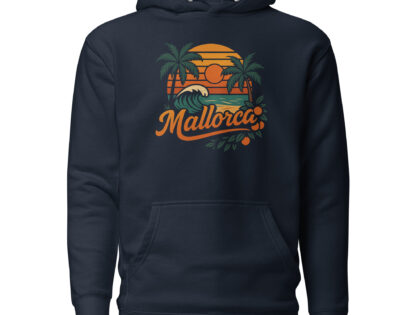 Mallorca Retro Sunset Unisex-Kapuzenpullover – Hoodies – klamottn.de