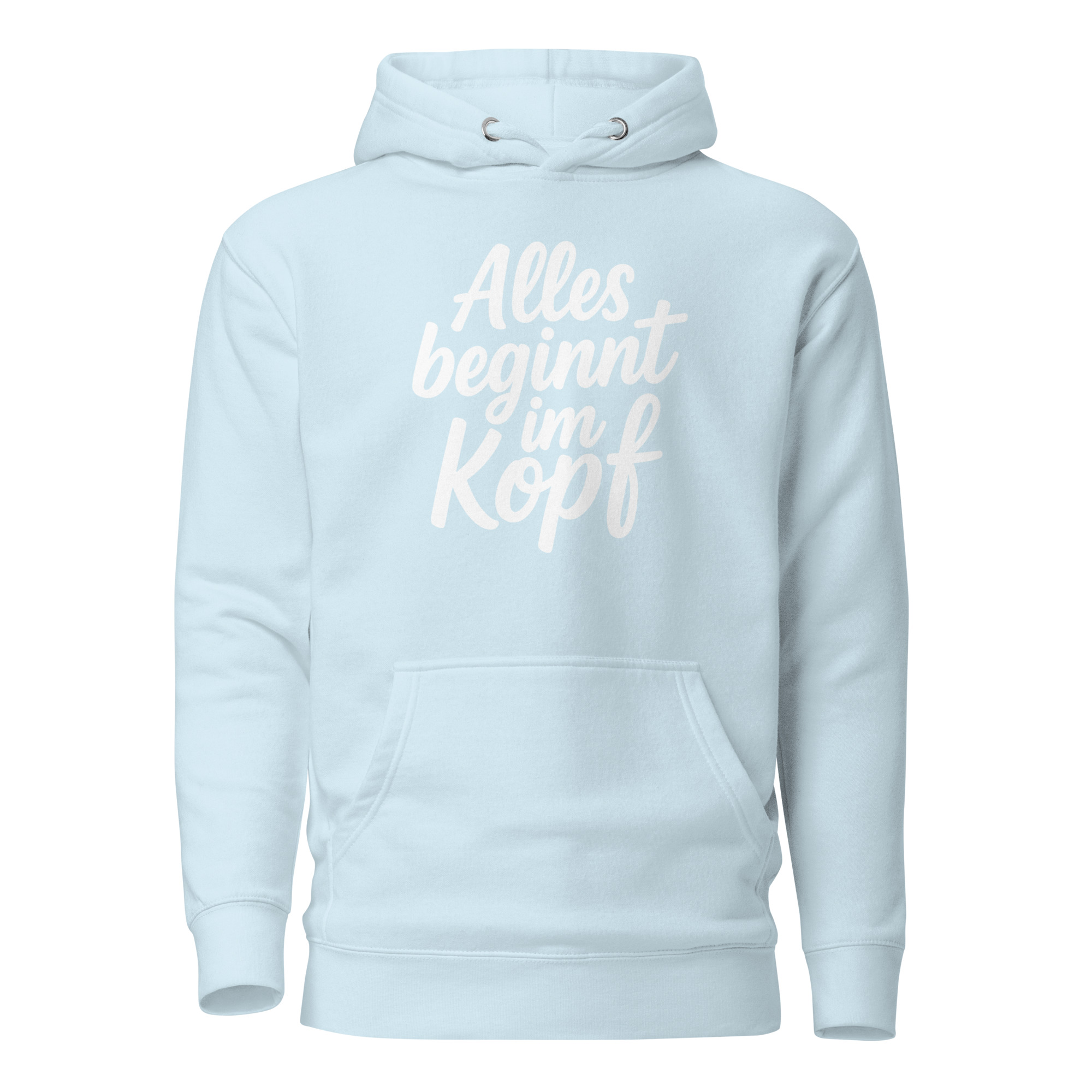 Alles beginnt im Kopf Unisex-Kapuzenpullover – Hoodies – klamottn.de Alles beginnt im Kopf Unisex-Kapuzenpullover – Hoodies – klamottn.de