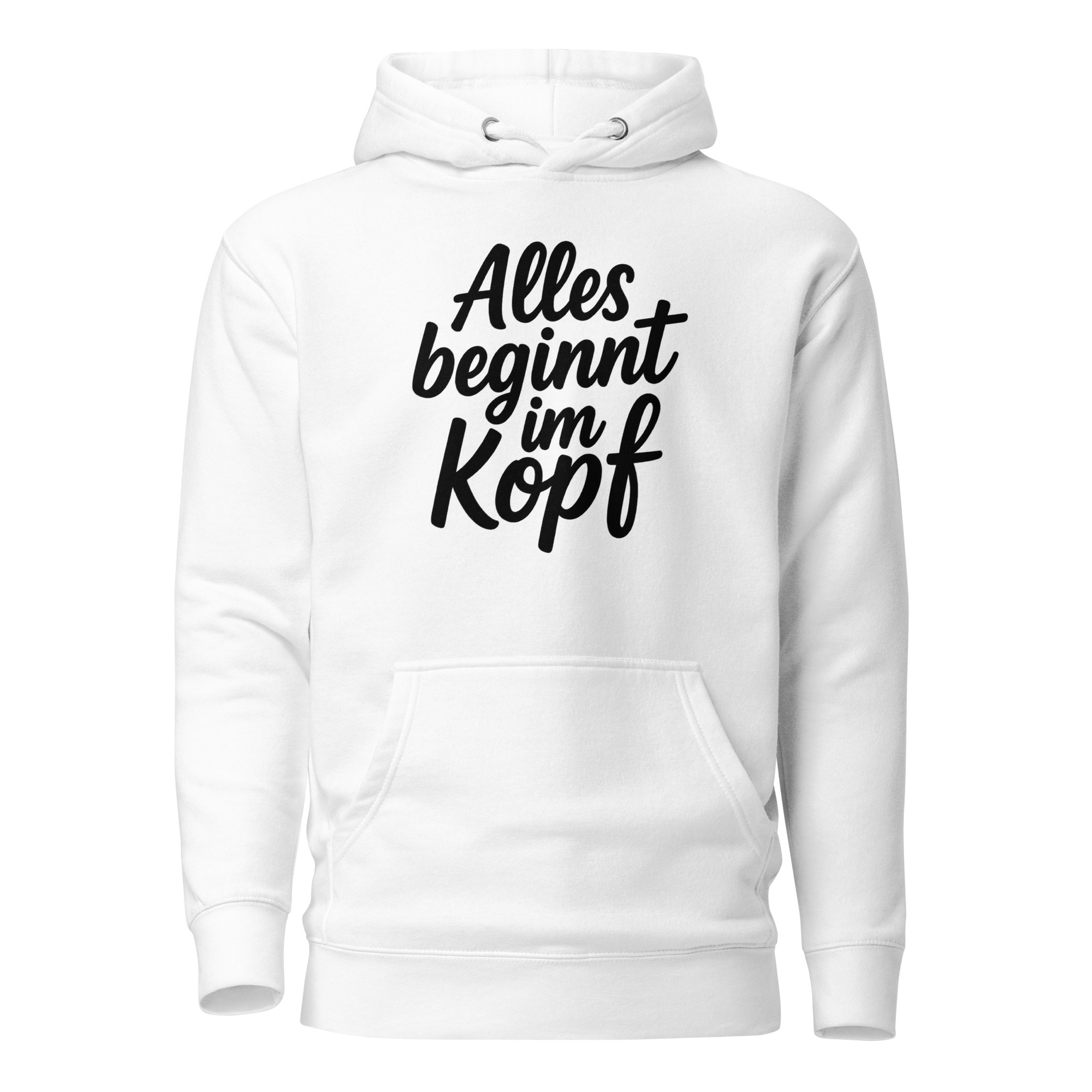 Alles beginnt im Kopf Unisex-Kapuzenpullover – Hoodies – klamottn.de Alles beginnt im Kopf Unisex-Kapuzenpullover – Hoodies – klamottn.de