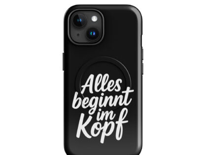 Alles beginnt im Kopf Hardcase iPhone®-Hülle mit MagSafe® – Accessoires – klamottn.de