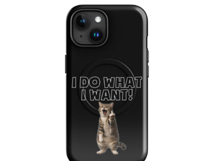 I do what I want Katze Hardcase iPhone®-Hülle mit MagSafe® – Accessoires – klamottn.de