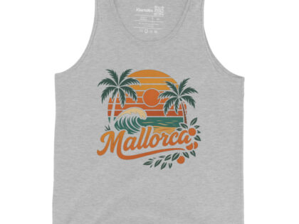 Mallorca Retro Sunset Unisex-Tank-Top – Tank Tops – klamottn.de