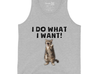 I do what I want Katze Unisex-Tank-Top – Tank Tops – klamottn.de
