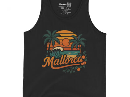 Mallorca Retro Sunset Unisex-Tank-Top – Tank Tops – klamottn.de