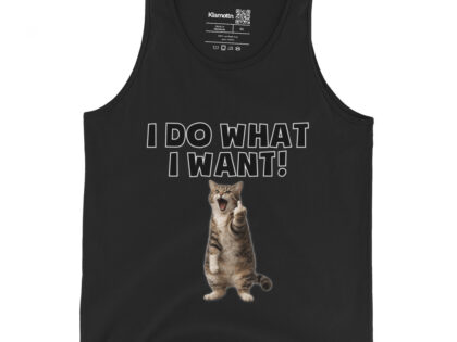 I do what I want Katze Unisex-Tank-Top – Tank Tops – klamottn.de
