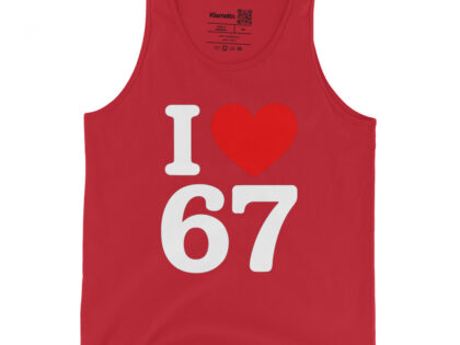 I Love 67 Unisex-Tank-Top – Tank Tops – klamottn.de