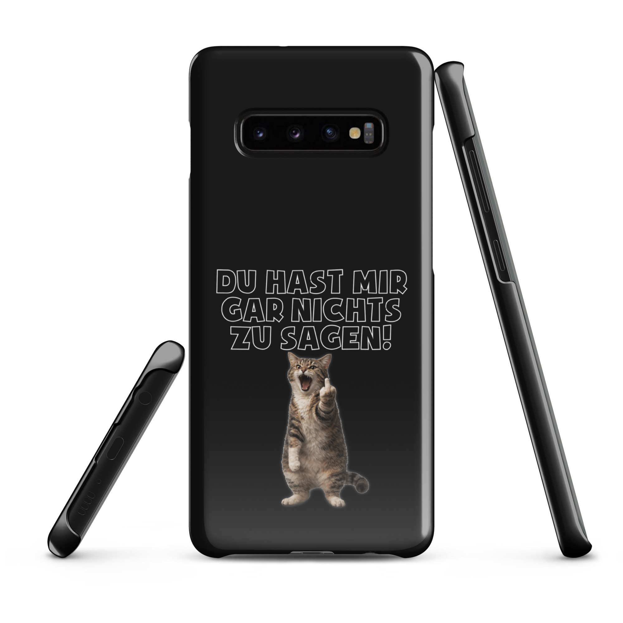 Du hast mir gar nichts zu sagen Katze Snapcase Samsung®-Hülle – Accessoires – klamottn.de Du hast mir gar nichts zu sagen Katze Snapcase Samsung®-Hülle – Accessoires – klamottn.de
