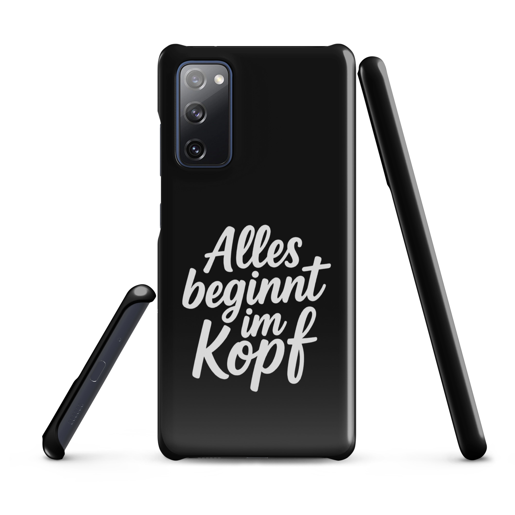 Alles beginnt im Kopf Snapcase Samsung®-Hülle – Accessoires – klamottn.de Alles beginnt im Kopf Snapcase Samsung®-Hülle – Accessoires – klamottn.de