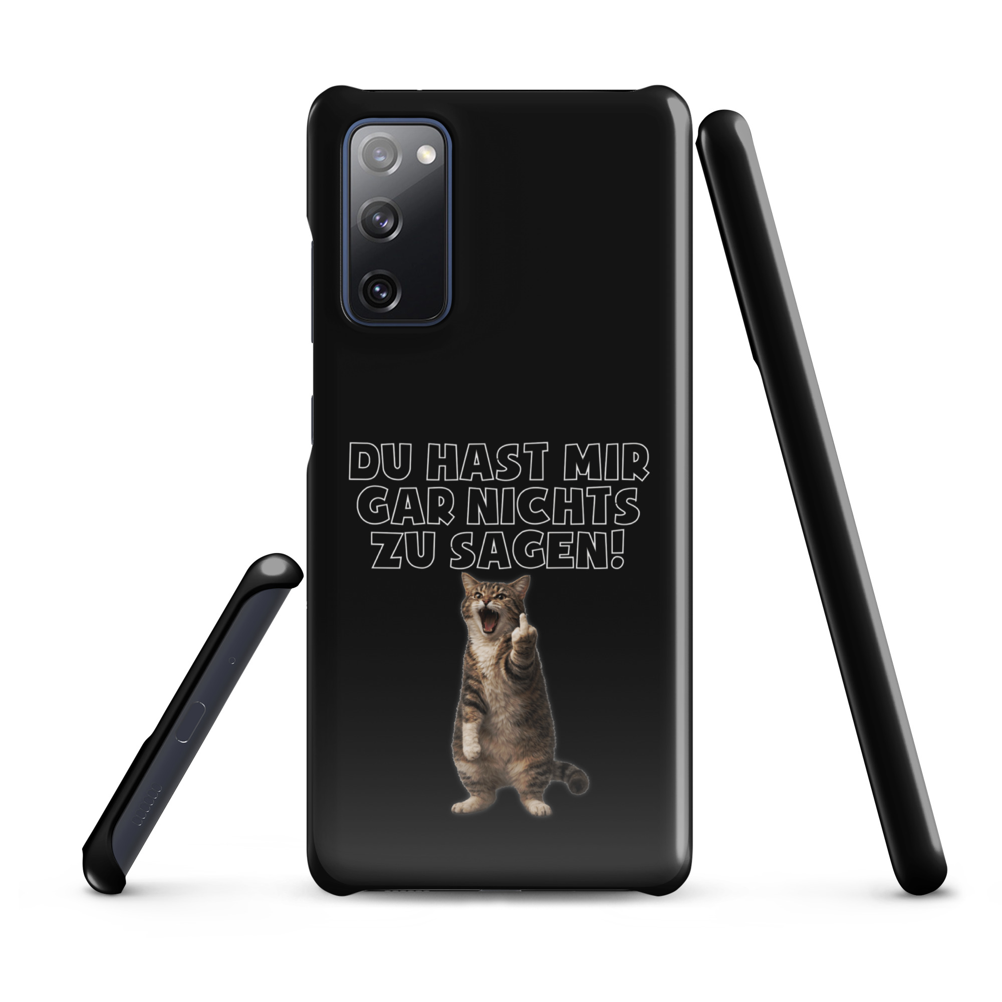 Du hast mir gar nichts zu sagen Katze Snapcase Samsung®-Hülle – Accessoires – klamottn.de Du hast mir gar nichts zu sagen Katze Snapcase Samsung®-Hülle – Accessoires – klamottn.de