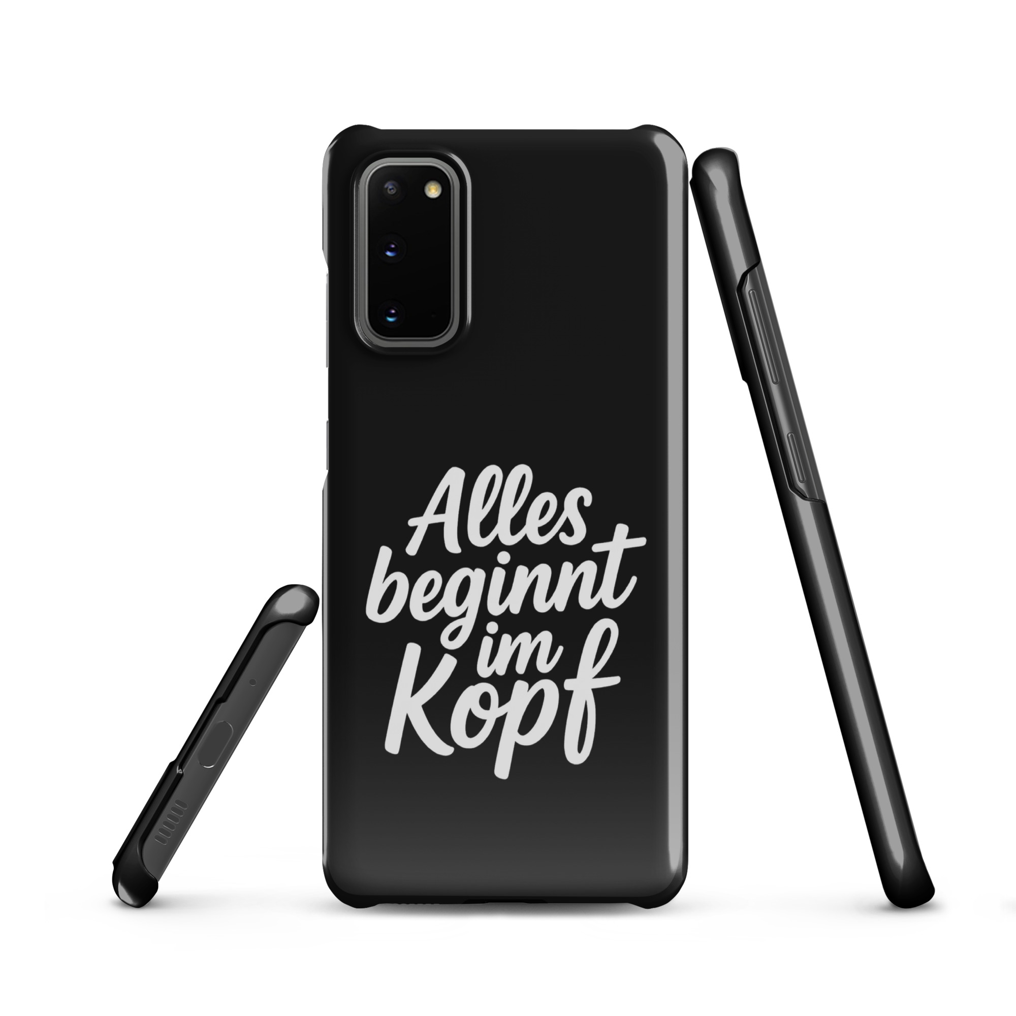 Alles beginnt im Kopf Snapcase Samsung®-Hülle – Accessoires – klamottn.de Alles beginnt im Kopf Snapcase Samsung®-Hülle – Accessoires – klamottn.de