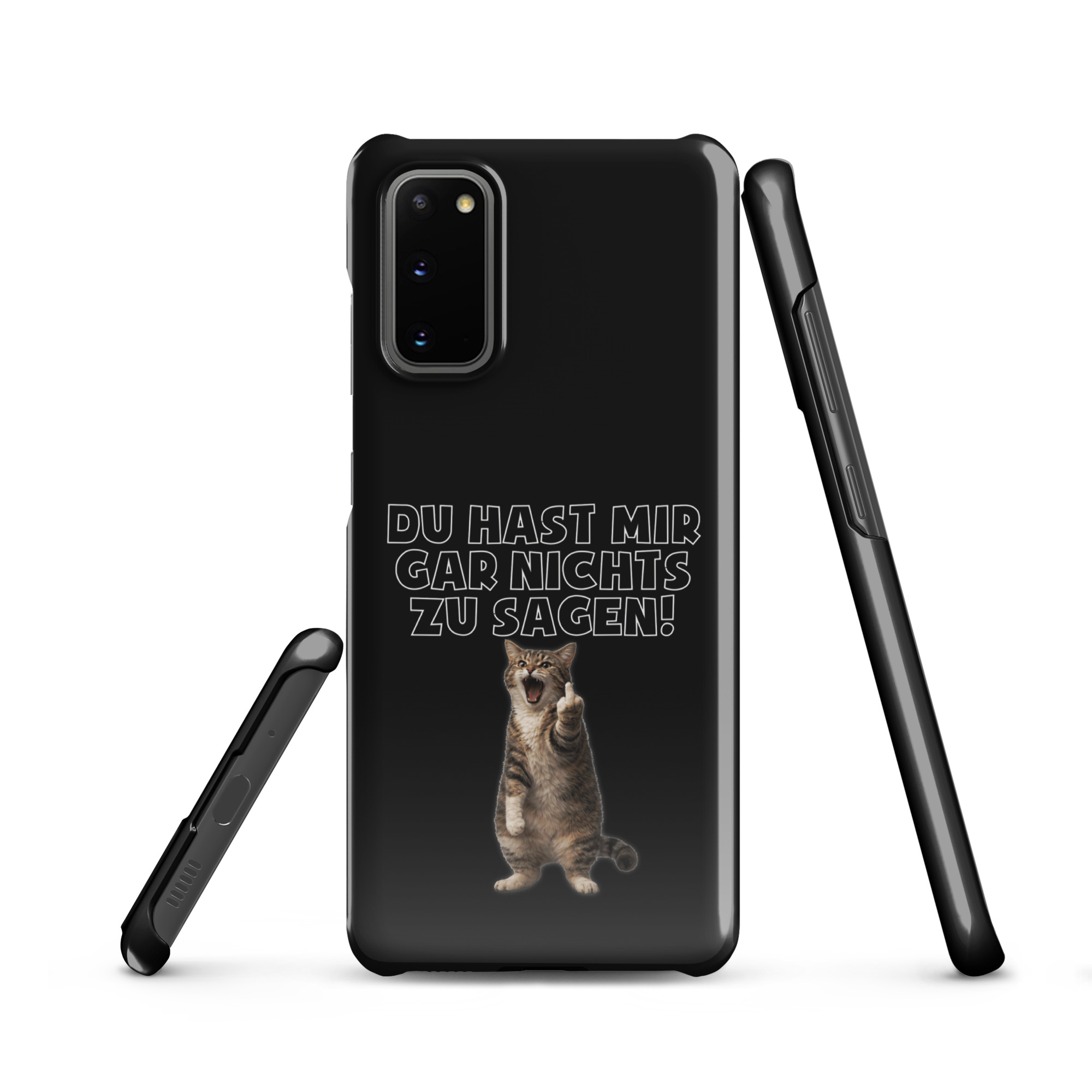 Du hast mir gar nichts zu sagen Katze Snapcase Samsung®-Hülle – Accessoires – klamottn.de Du hast mir gar nichts zu sagen Katze Snapcase Samsung®-Hülle – Accessoires – klamottn.de