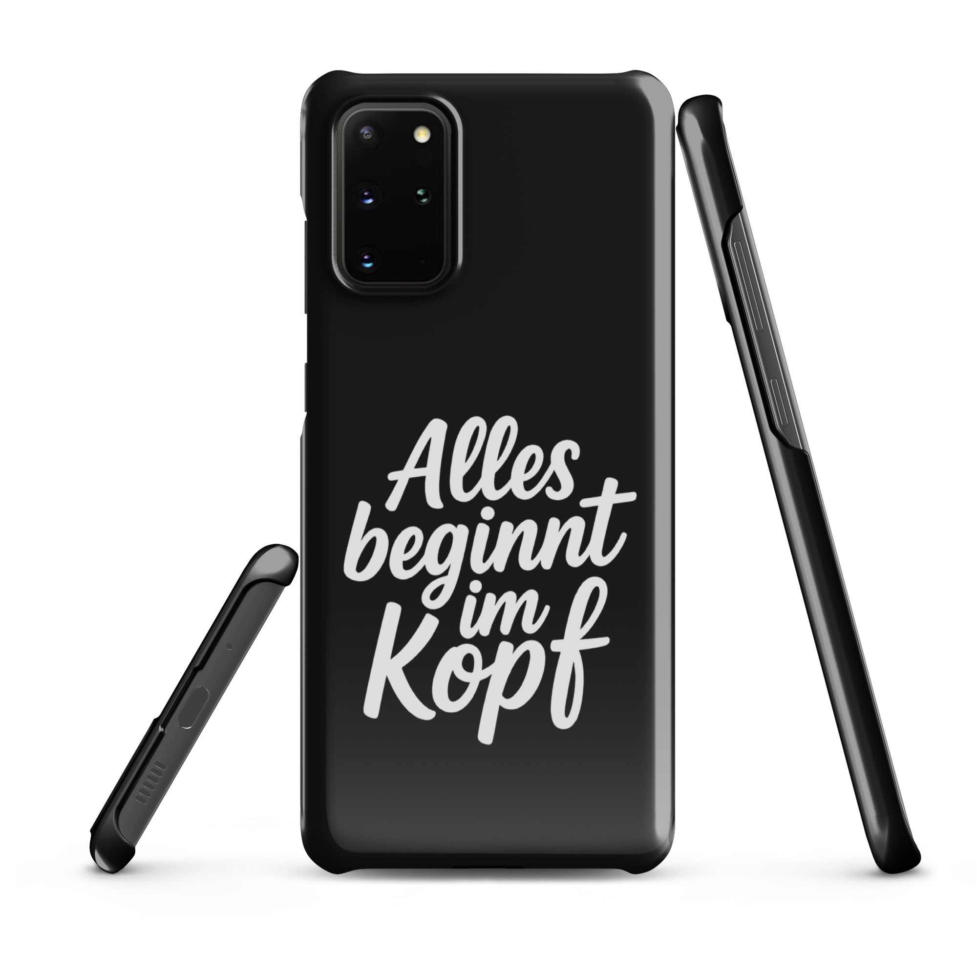 Alles beginnt im Kopf Snapcase Samsung®-Hülle – Accessoires – klamottn.de Alles beginnt im Kopf Snapcase Samsung®-Hülle – Accessoires – klamottn.de