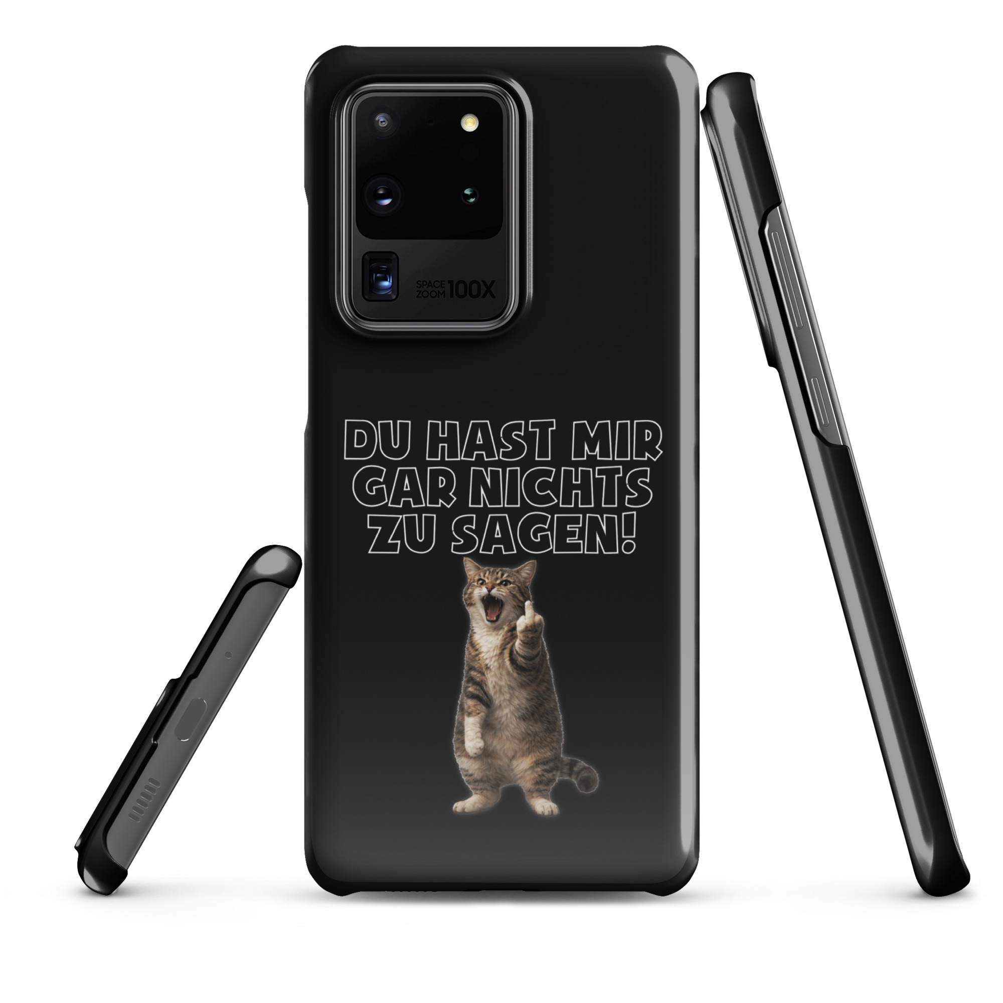 Du hast mir gar nichts zu sagen Katze Snapcase Samsung®-Hülle – Accessoires – klamottn.de Du hast mir gar nichts zu sagen Katze Snapcase Samsung®-Hülle – Accessoires – klamottn.de
