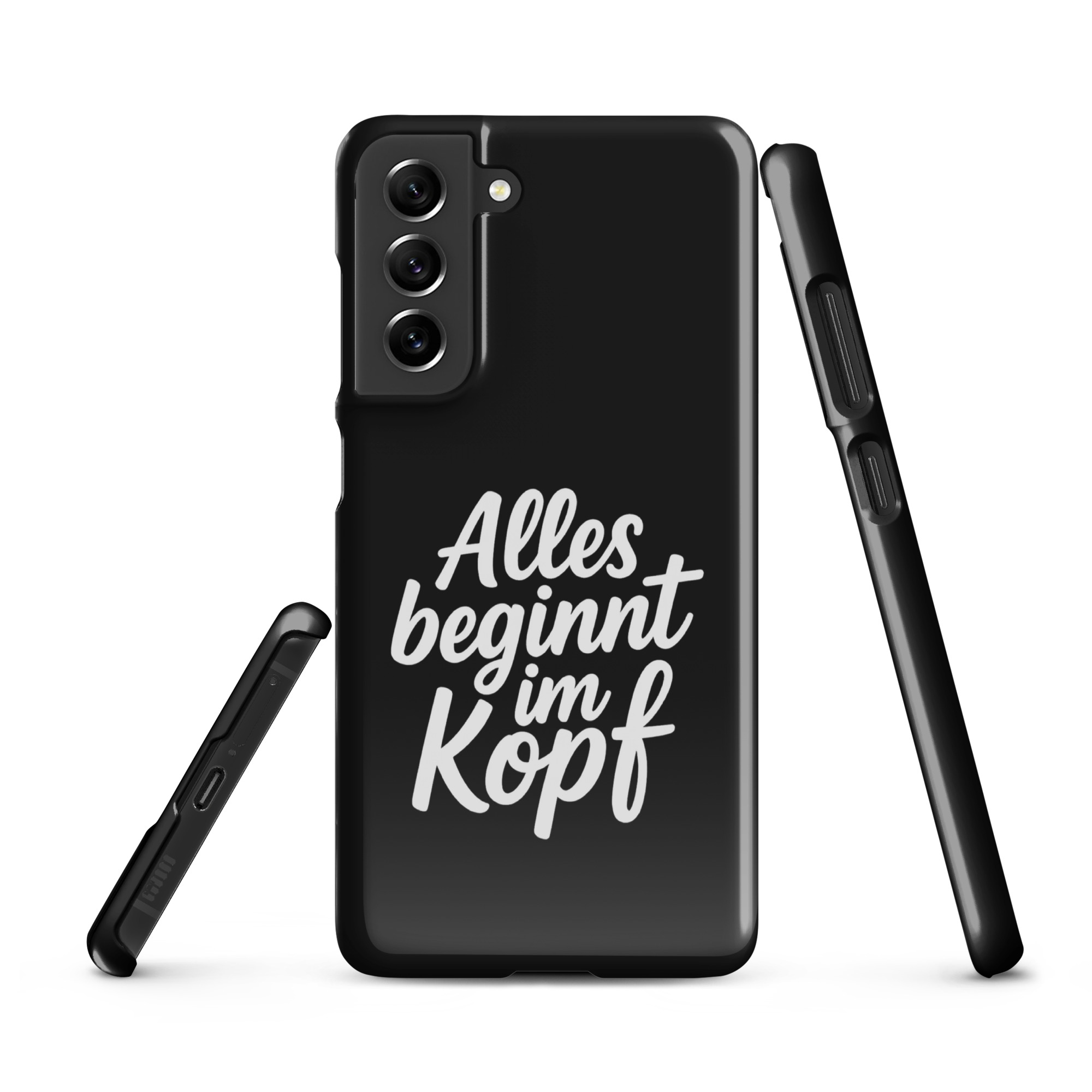 Alles beginnt im Kopf Snapcase Samsung®-Hülle – Accessoires – klamottn.de Alles beginnt im Kopf Snapcase Samsung®-Hülle – Accessoires – klamottn.de