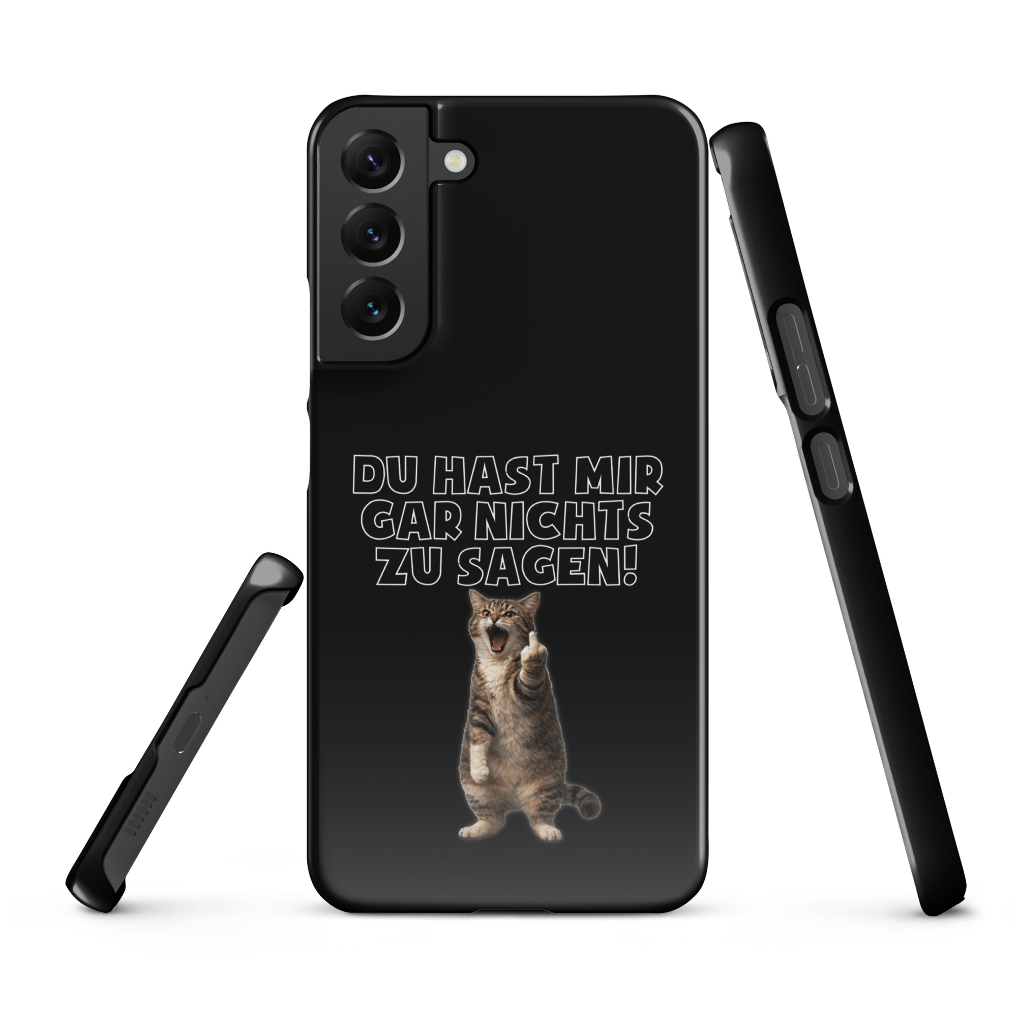 Du hast mir gar nichts zu sagen Katze Snapcase Samsung®-Hülle – Accessoires – klamottn.de Du hast mir gar nichts zu sagen Katze Snapcase Samsung®-Hülle – Accessoires – klamottn.de
