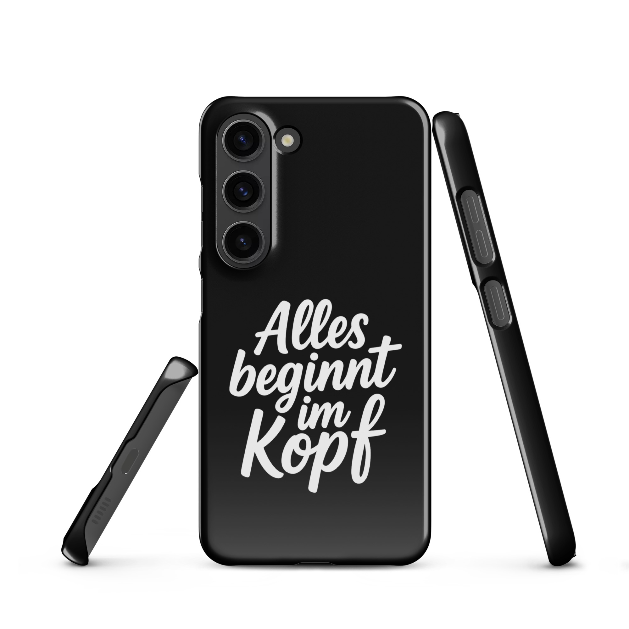 Alles beginnt im Kopf Snapcase Samsung®-Hülle – Accessoires – klamottn.de Alles beginnt im Kopf Snapcase Samsung®-Hülle – Accessoires – klamottn.de